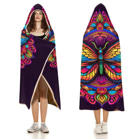 Butterfly Hooded Blanket