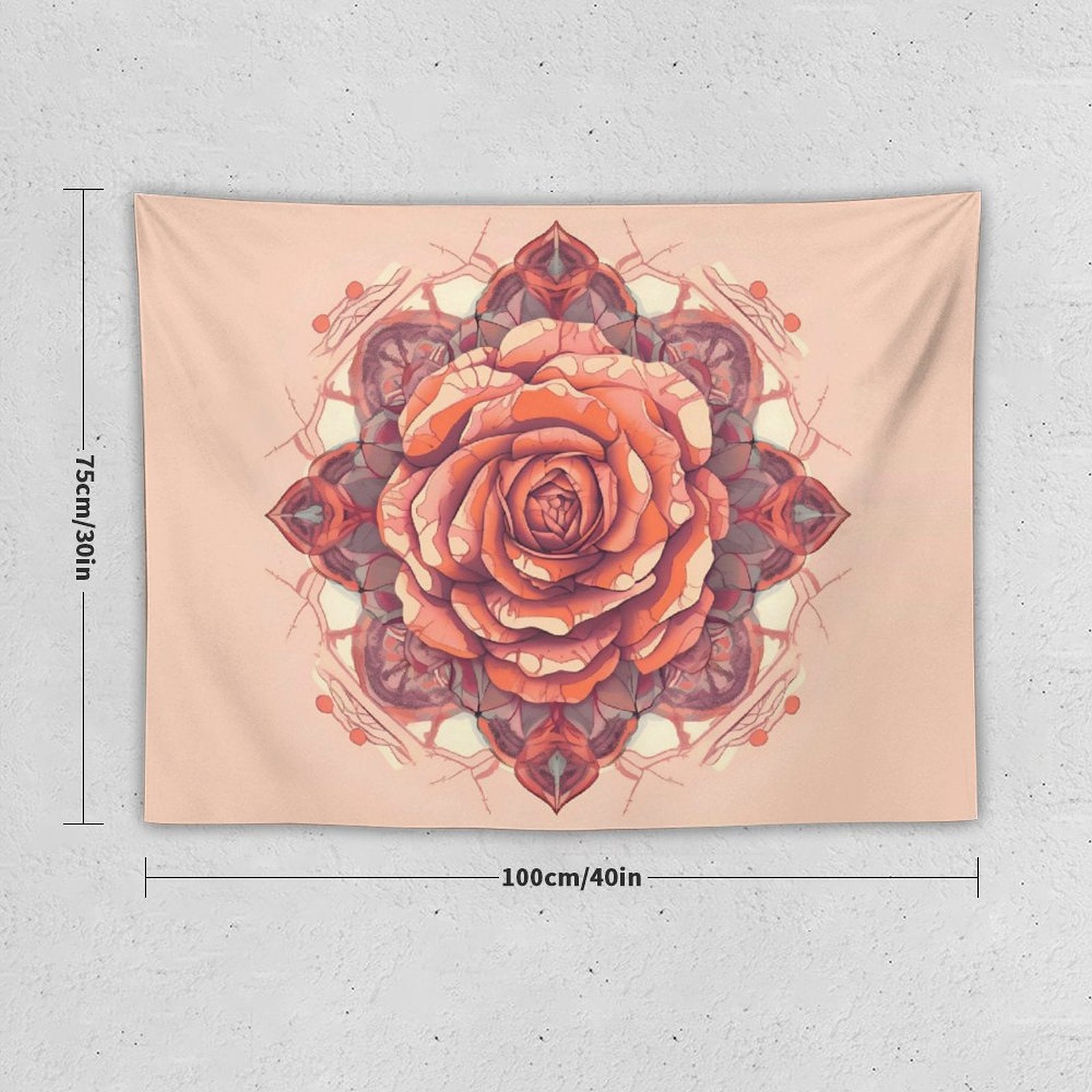 Rose Wall Tapestry