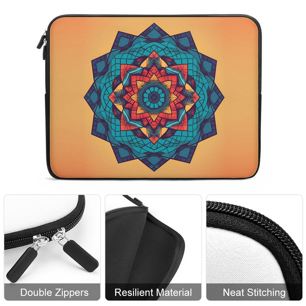 Funda geométrica para portátil