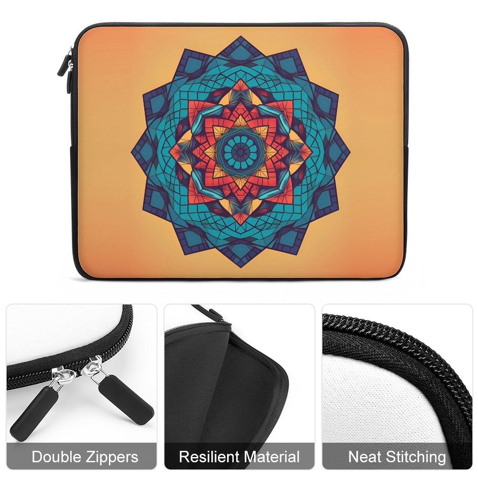 Funda geométrica para portátil