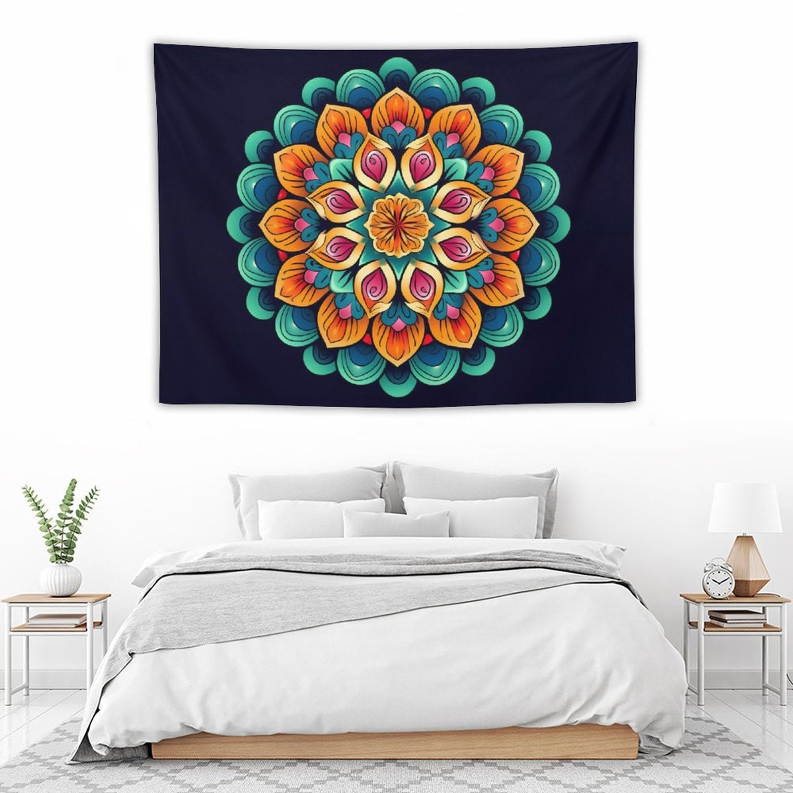 Tapiz de pared de flores