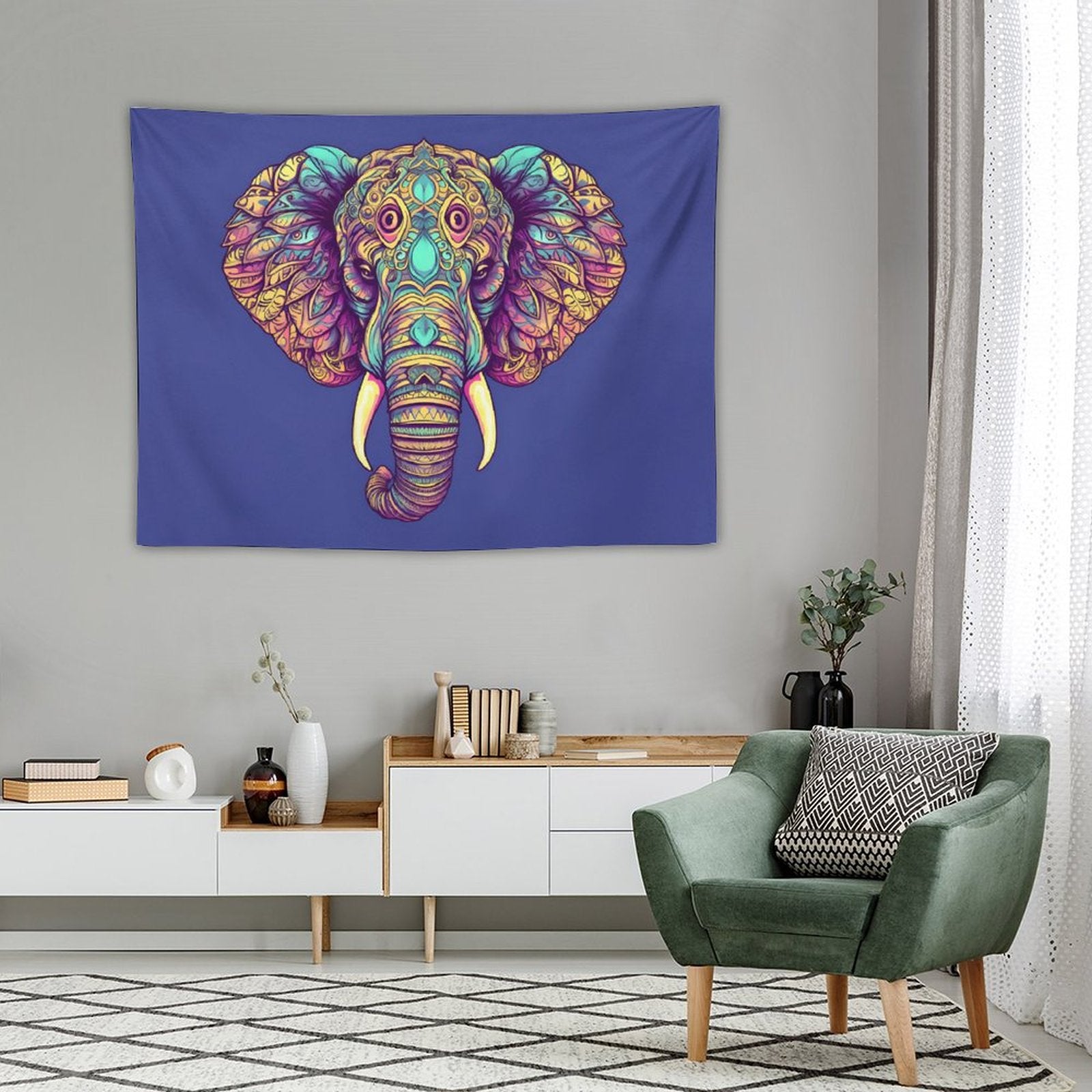 Elephant Wall Tapestry