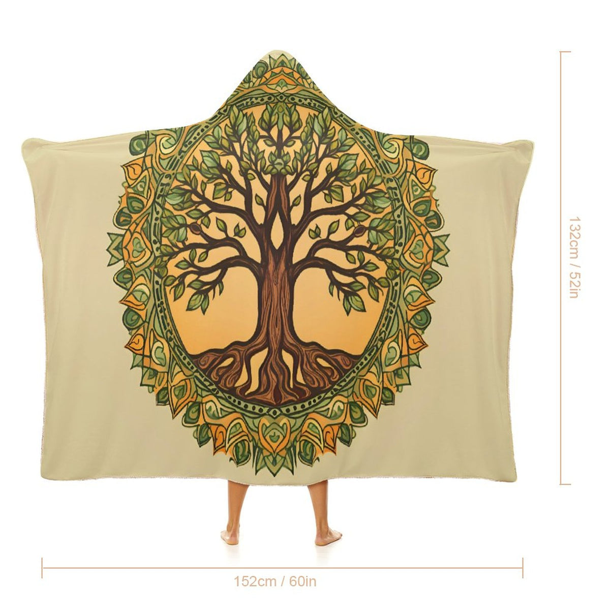 Tree Hooded Blanket