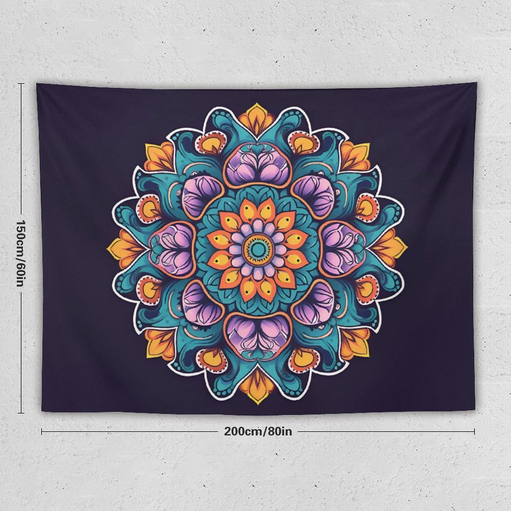 Tapiz de pared de flores