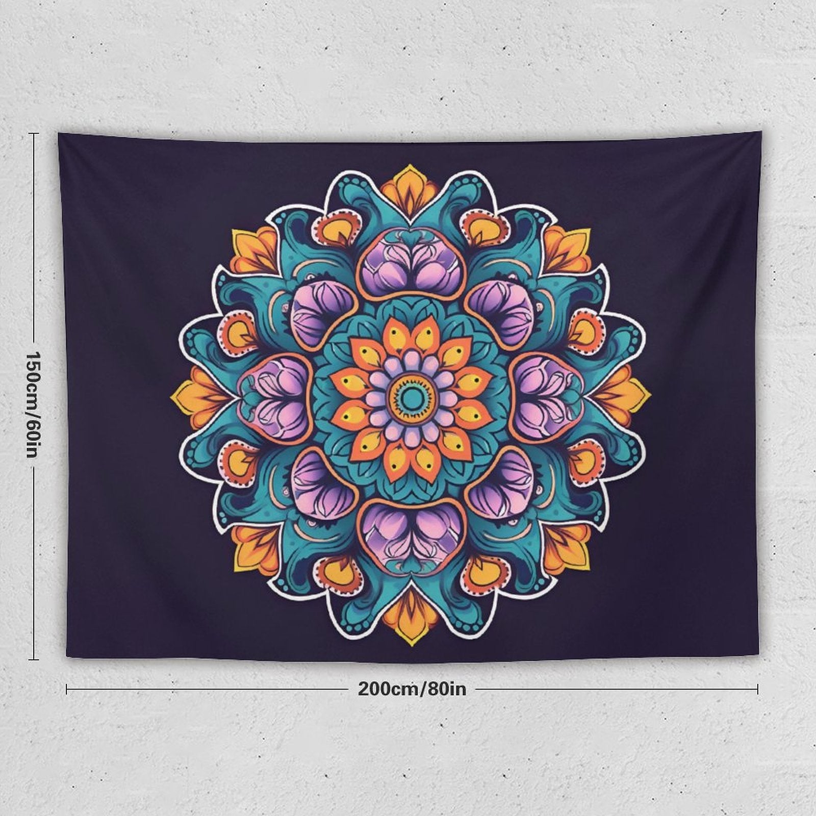 Tapiz de pared de flores