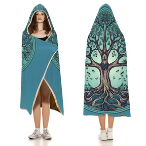 Tree Hooded Blanket