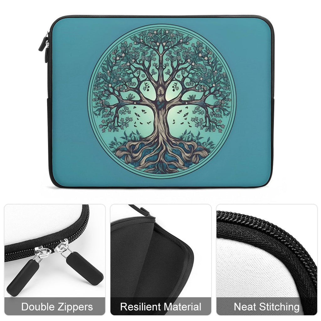 Funda para portátil con diseño de árbol