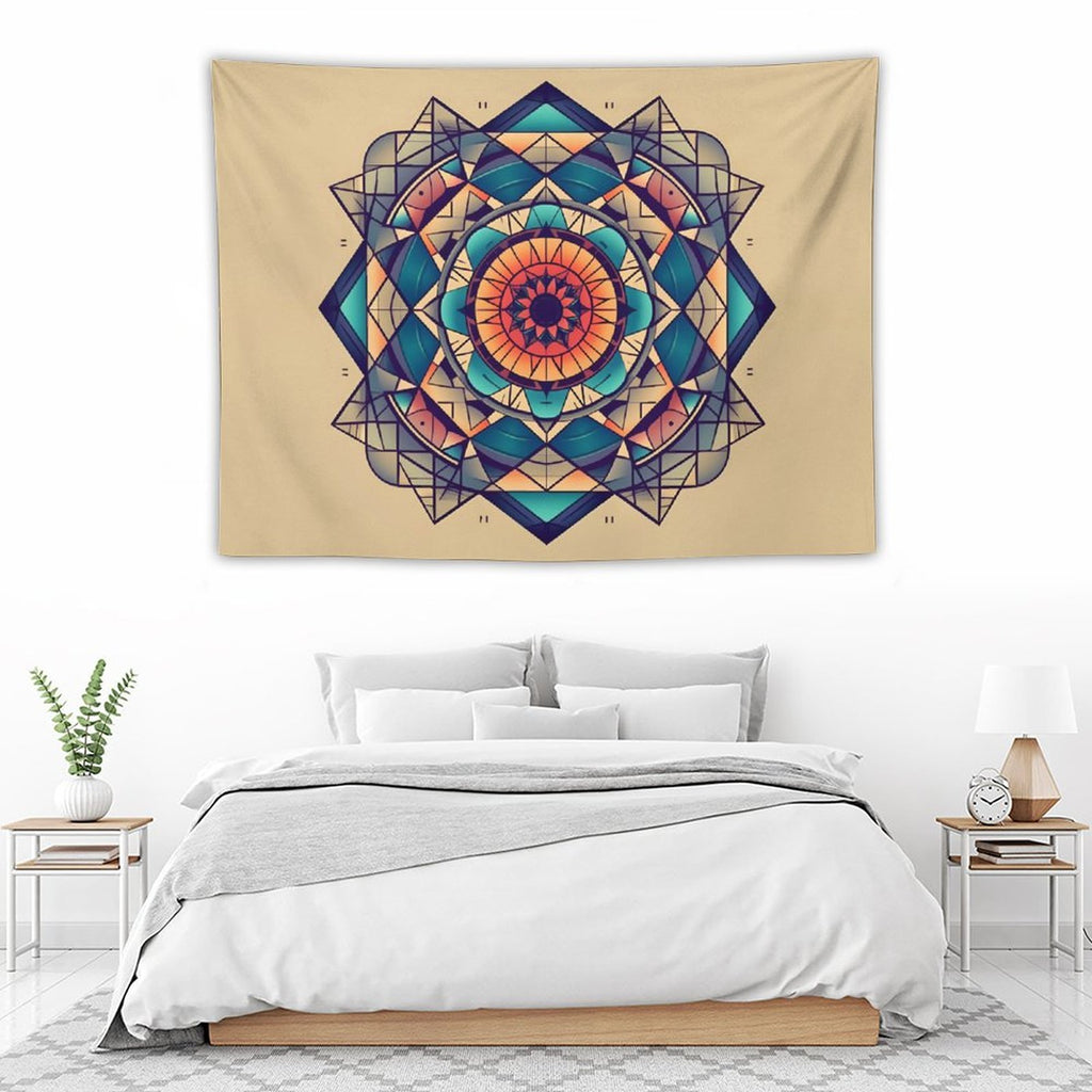 Tapiz geométrico de pared
