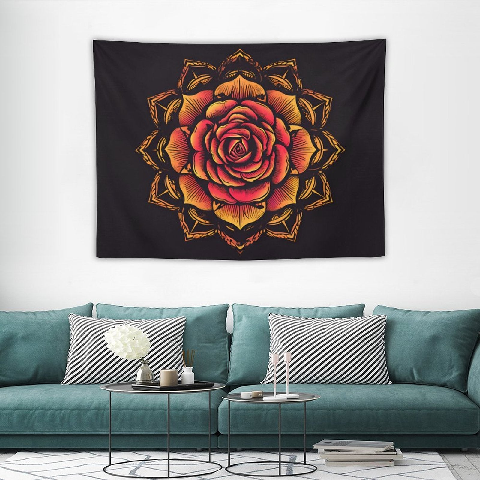 Rose Wall Tapestry