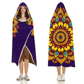 Sunflower Hooded Blanket