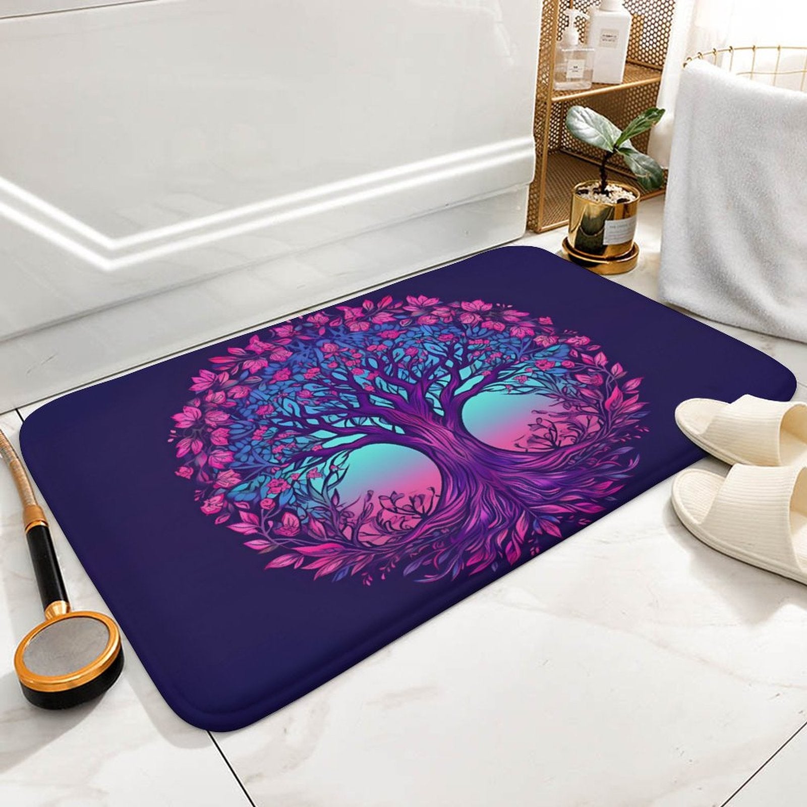 Tree Coral Velvet Rug