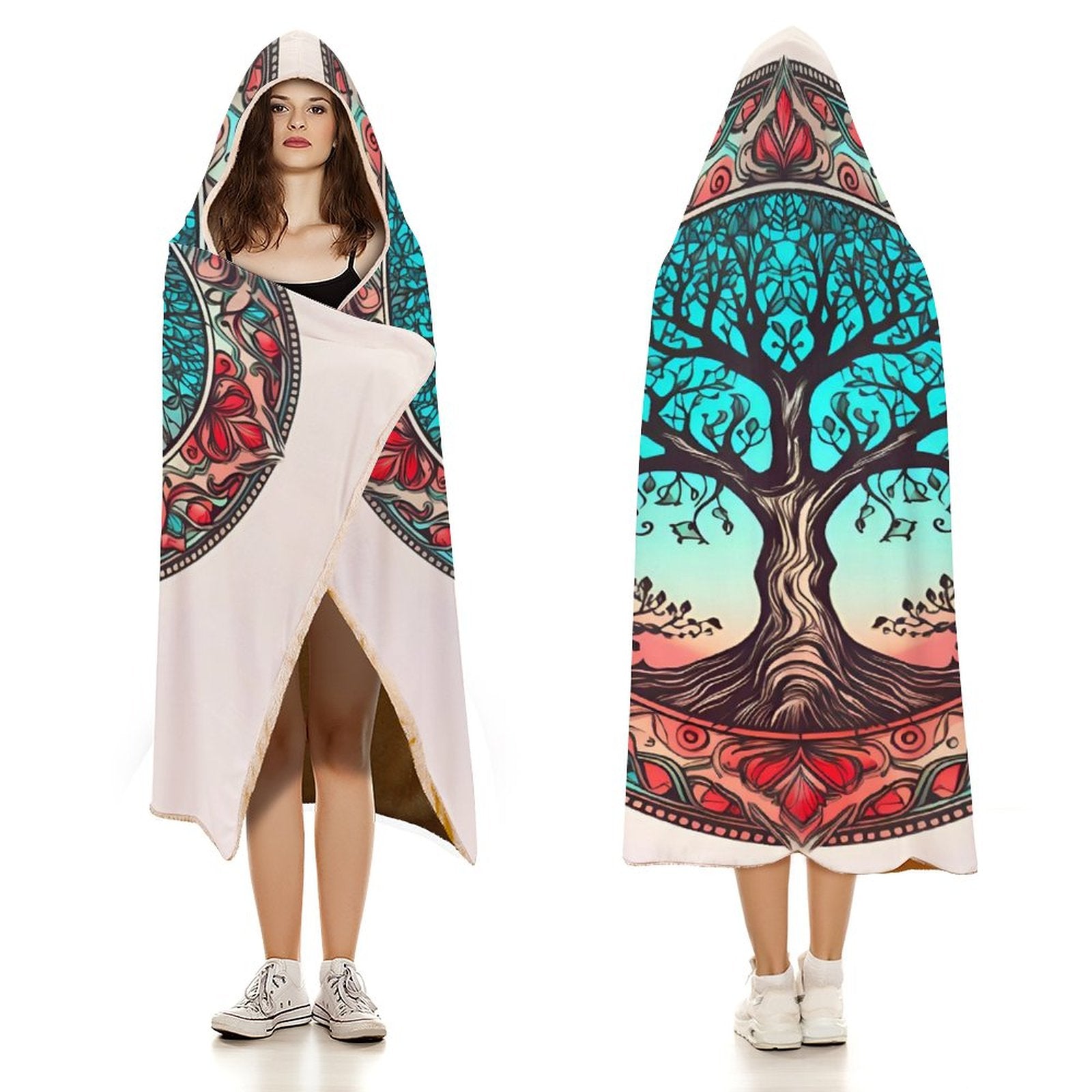 Tree Hooded Blanket