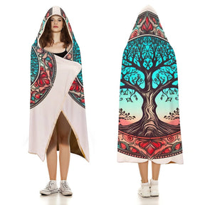 Tree Hooded Blanket