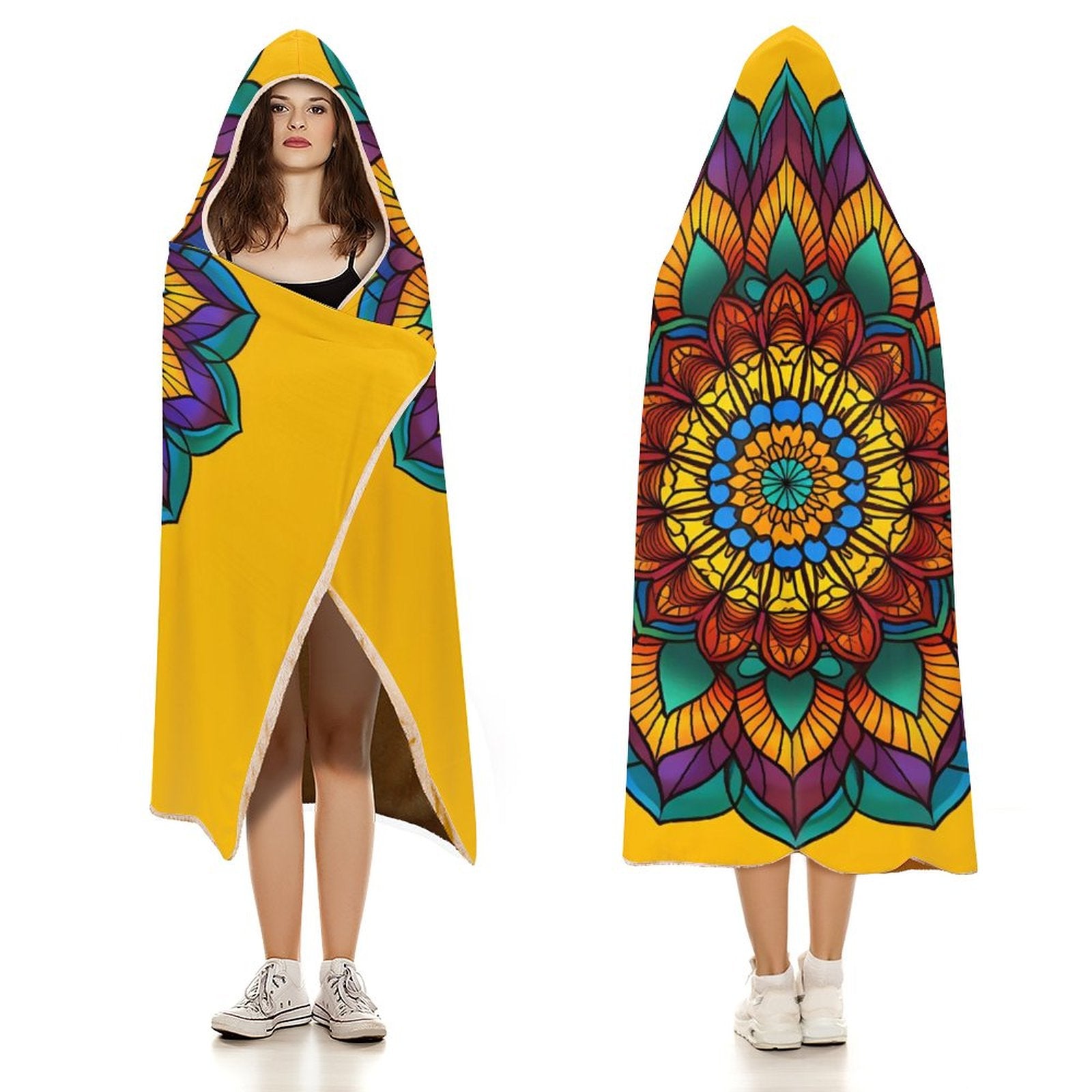 Sunflower Hooded Blanket