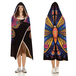 Butterfly Hooded Blanket