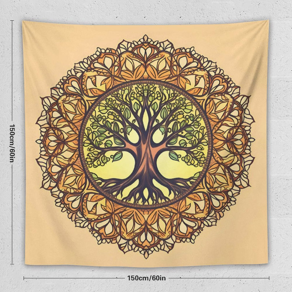 Tapiz de pared de árbol