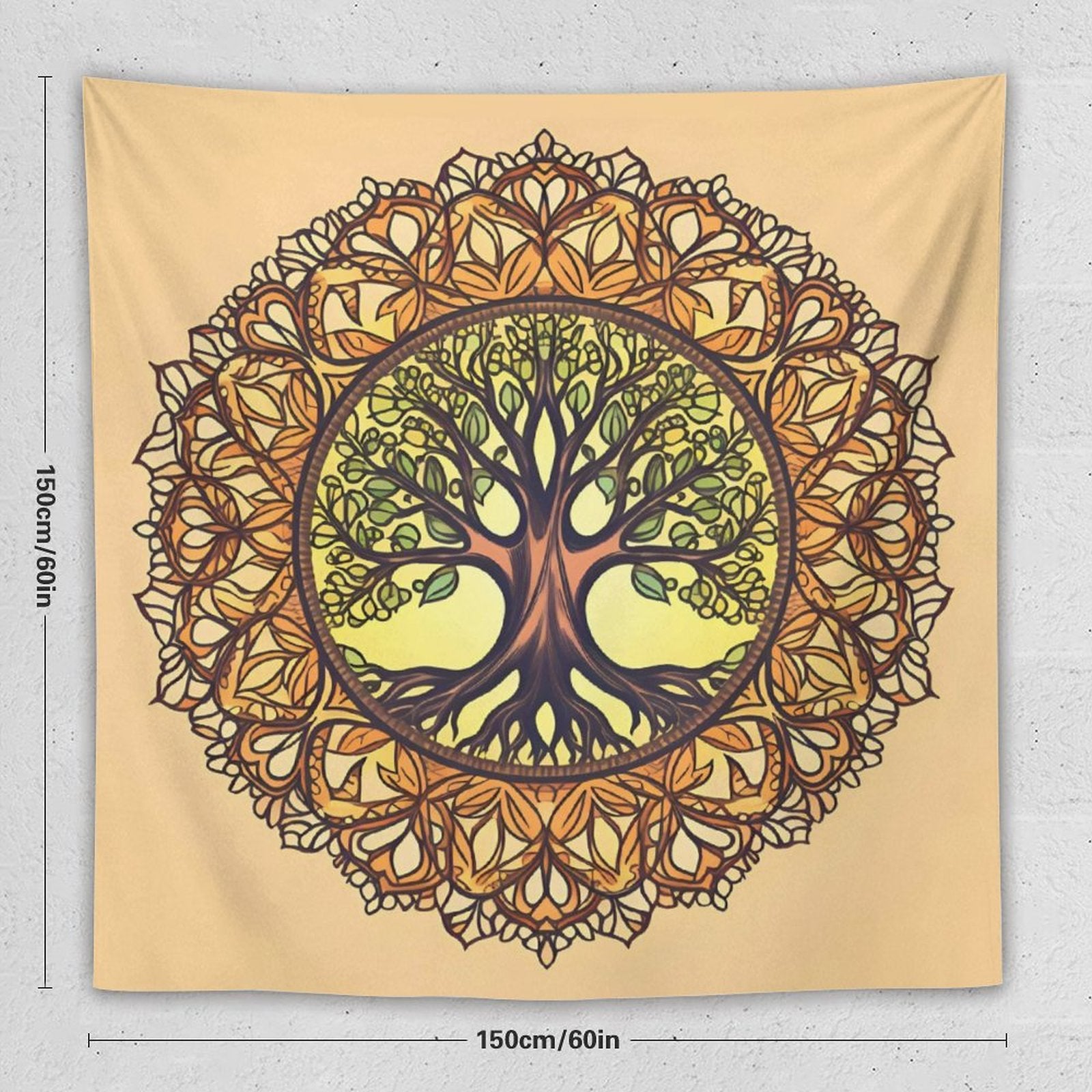 Tapiz de pared de árbol