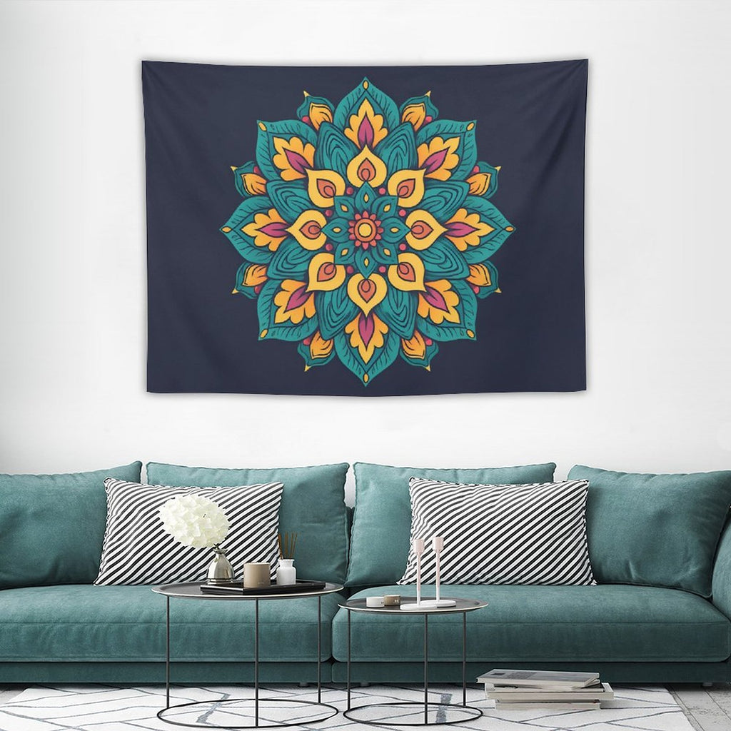 Tapiz de pared de flores