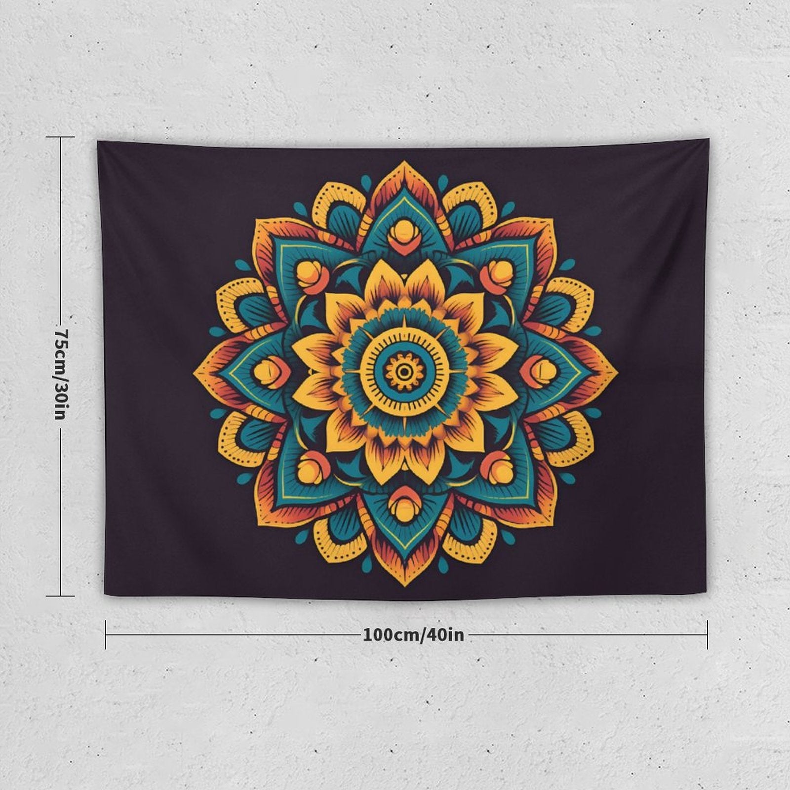 Tapiz de pared de flores
