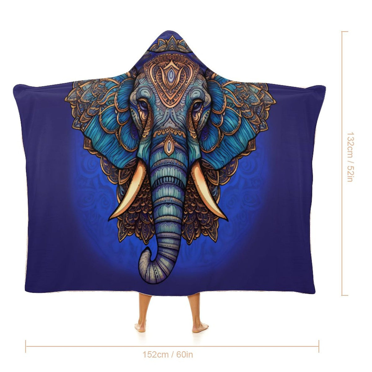 Elephant Hooded Blanket