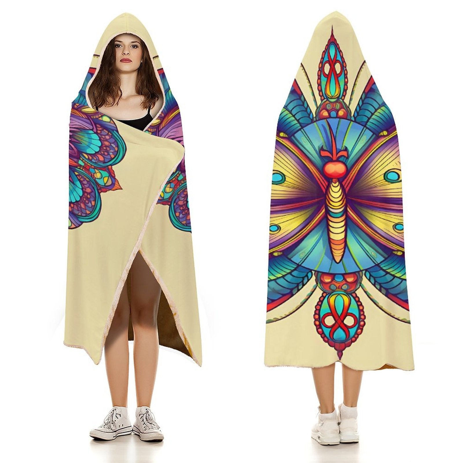 Butterfly Hooded Blanket