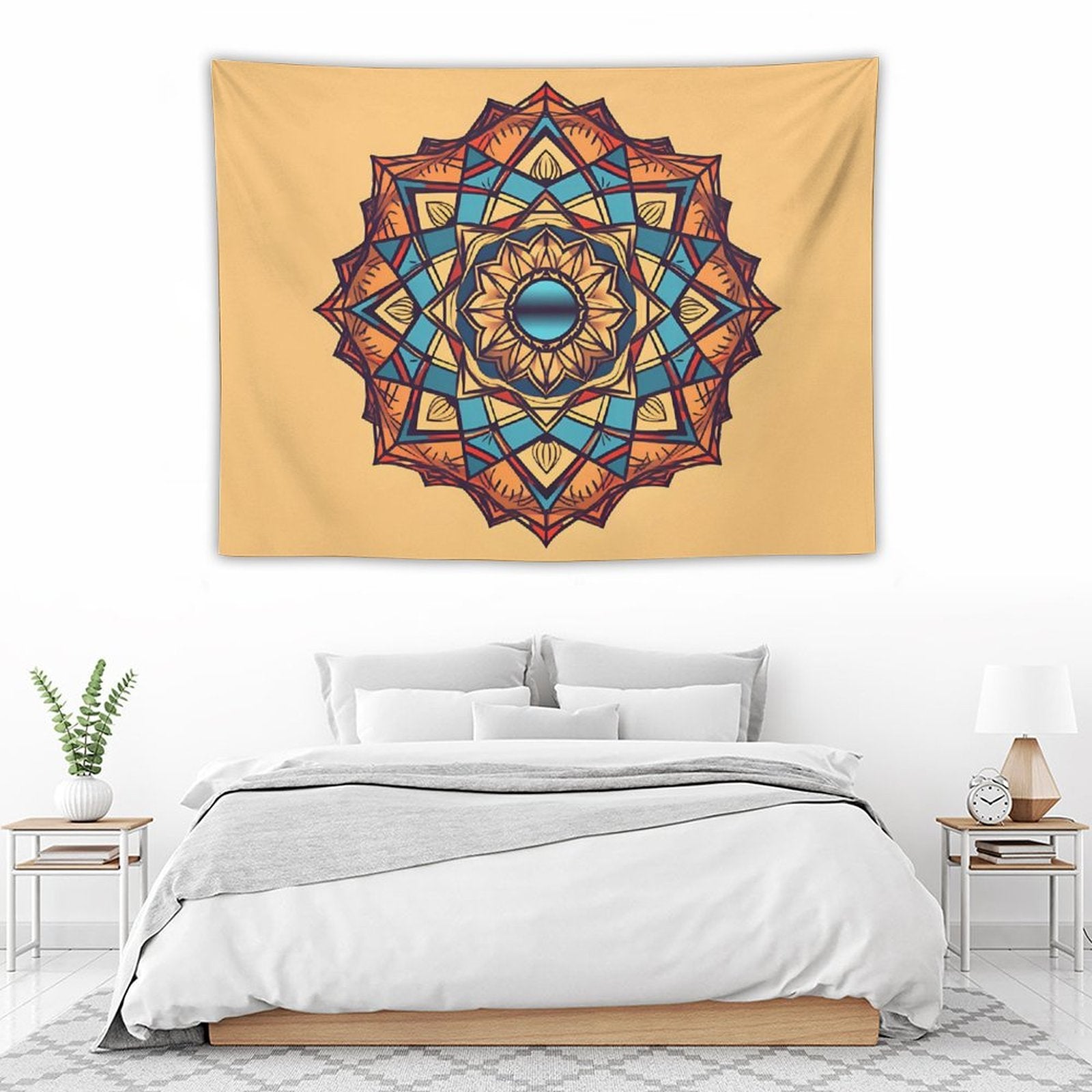 Tapiz geométrico de pared