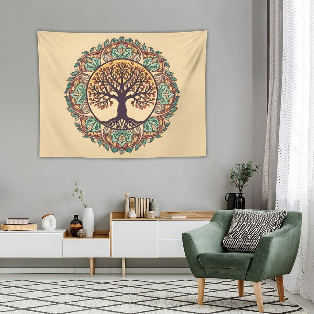 Tapiz de pared de árbol