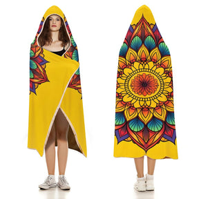 Sunflower Hooded Blanket