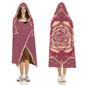 Rose Hooded Blanket
