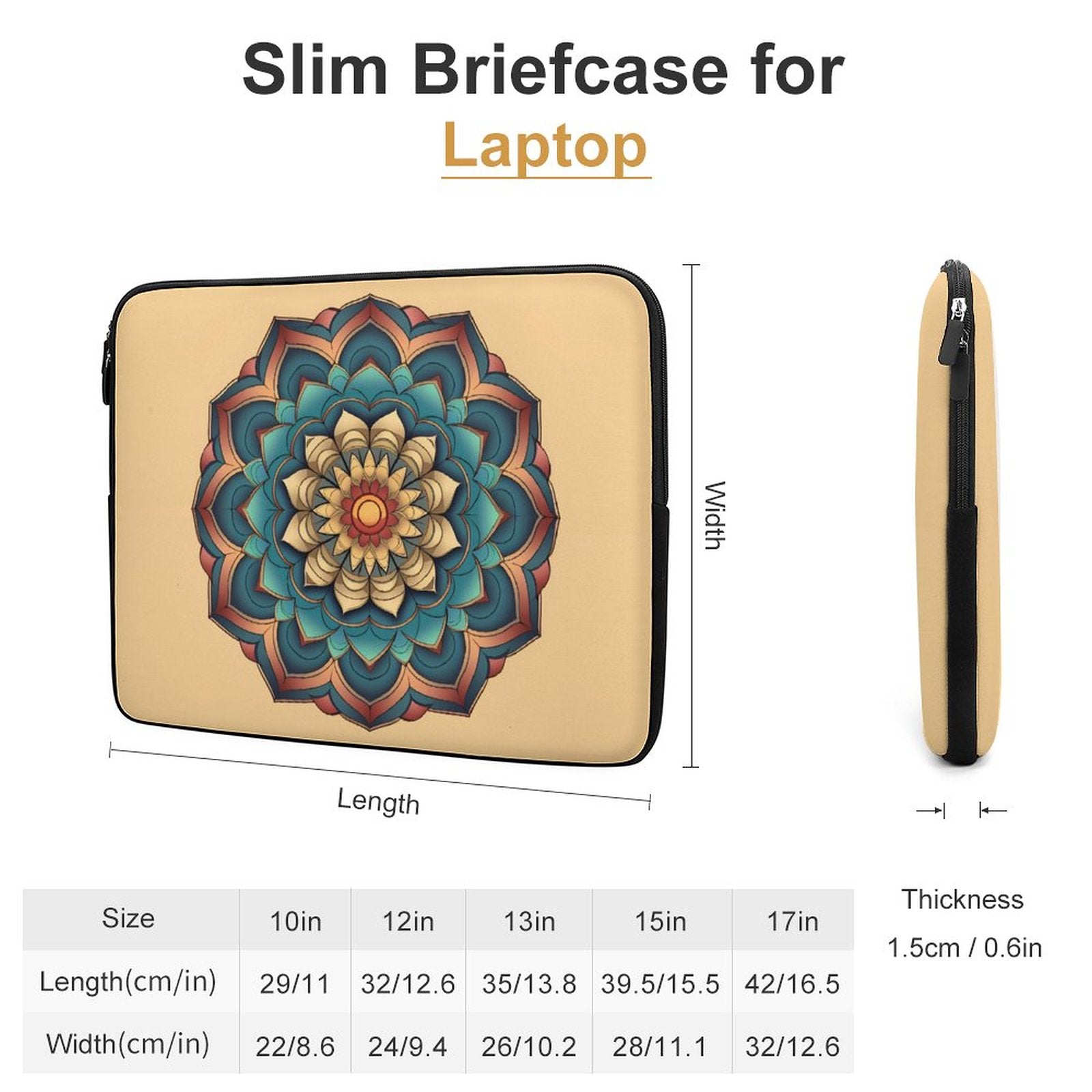 Lotus Laptop Sleeve