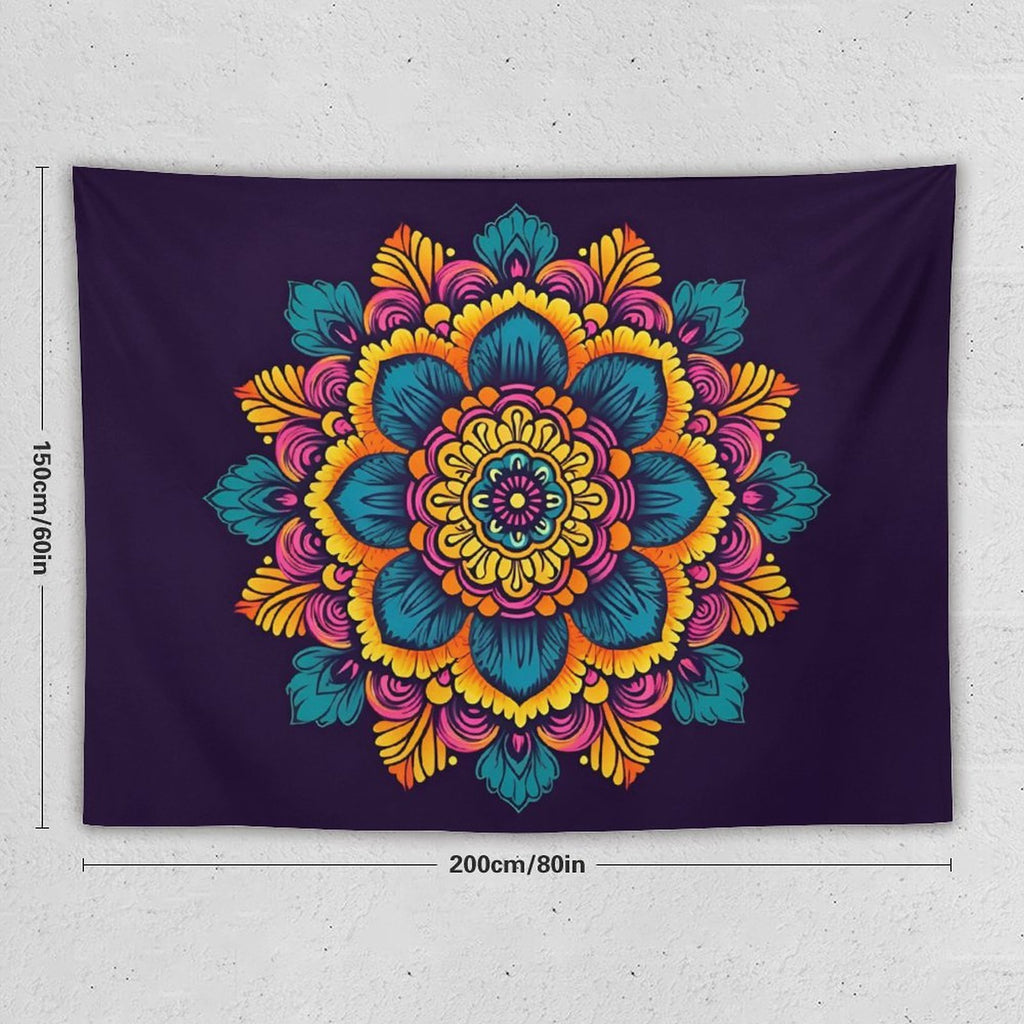 Tapiz de pared de flores
