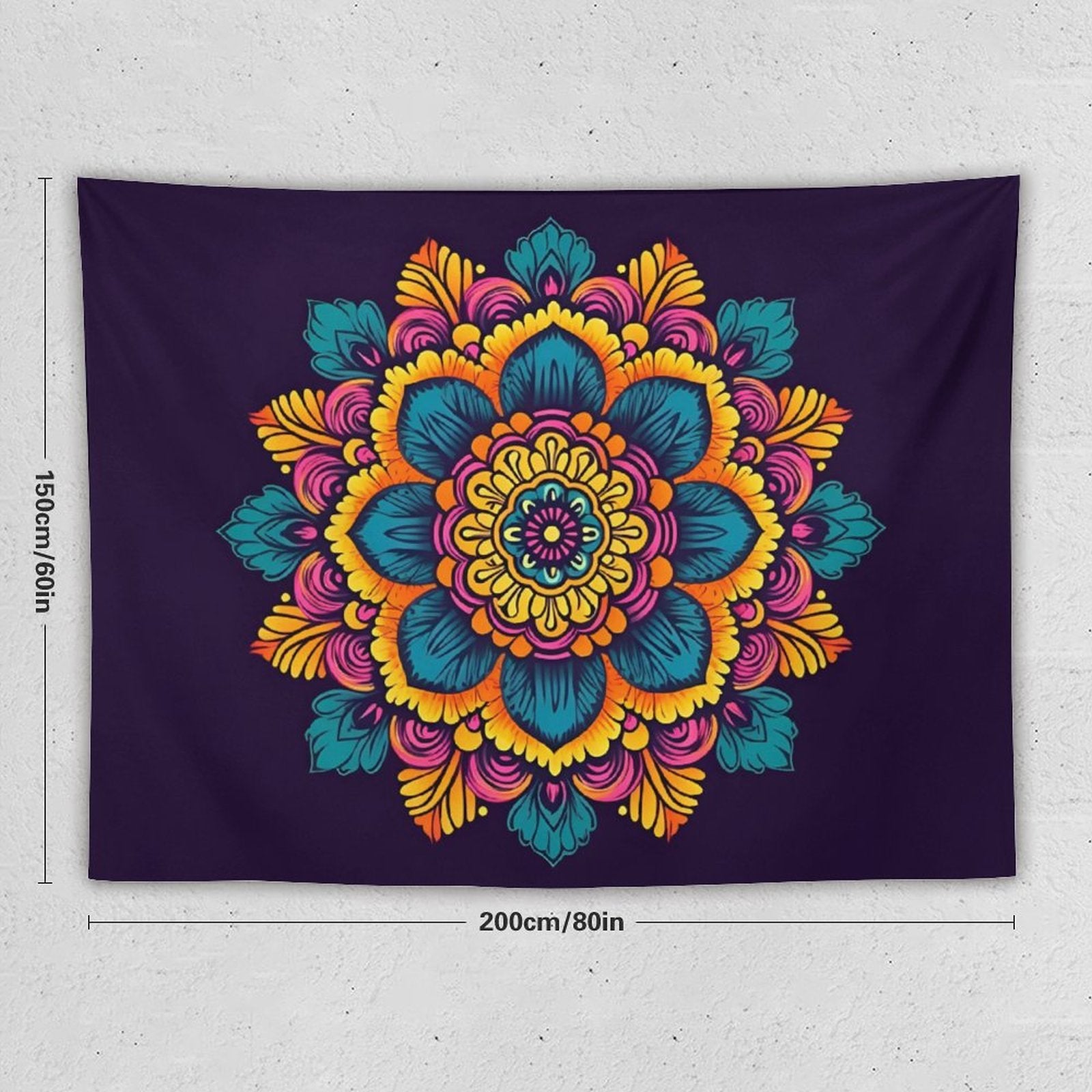 Tapiz de pared de flores