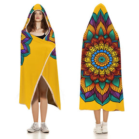 Sunflower Hooded Blanket