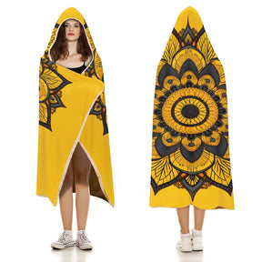 Sunflower Hooded Blanket