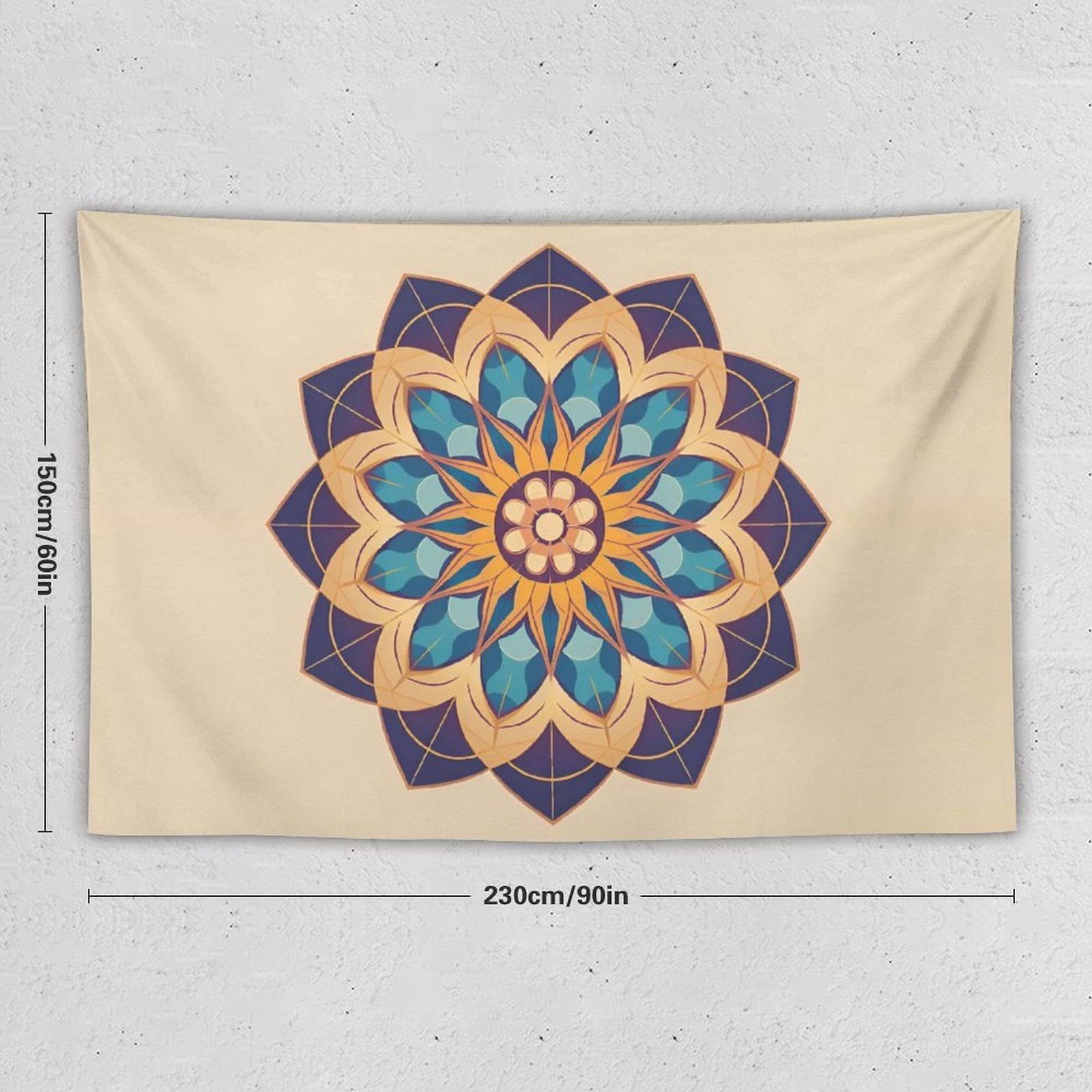 Tapiz de pared de loto