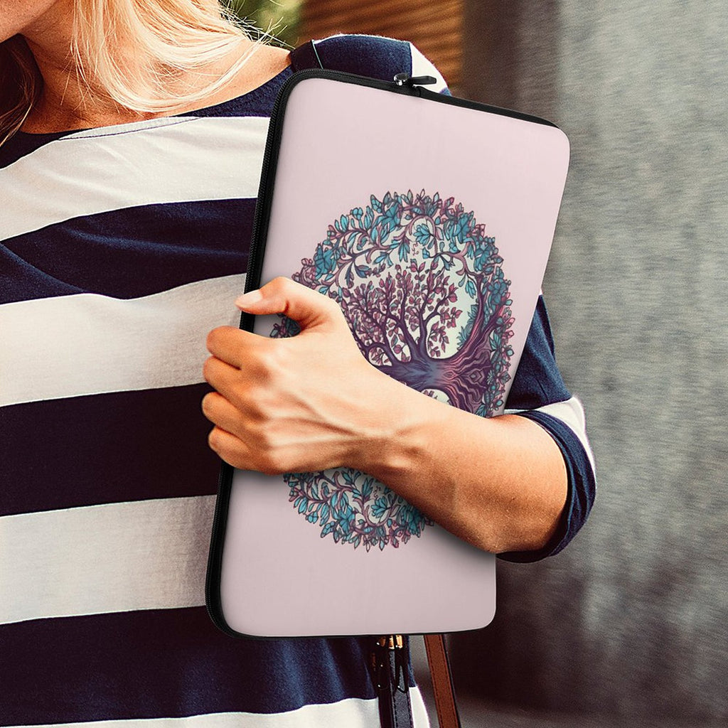 Funda para portátil con diseño de árbol