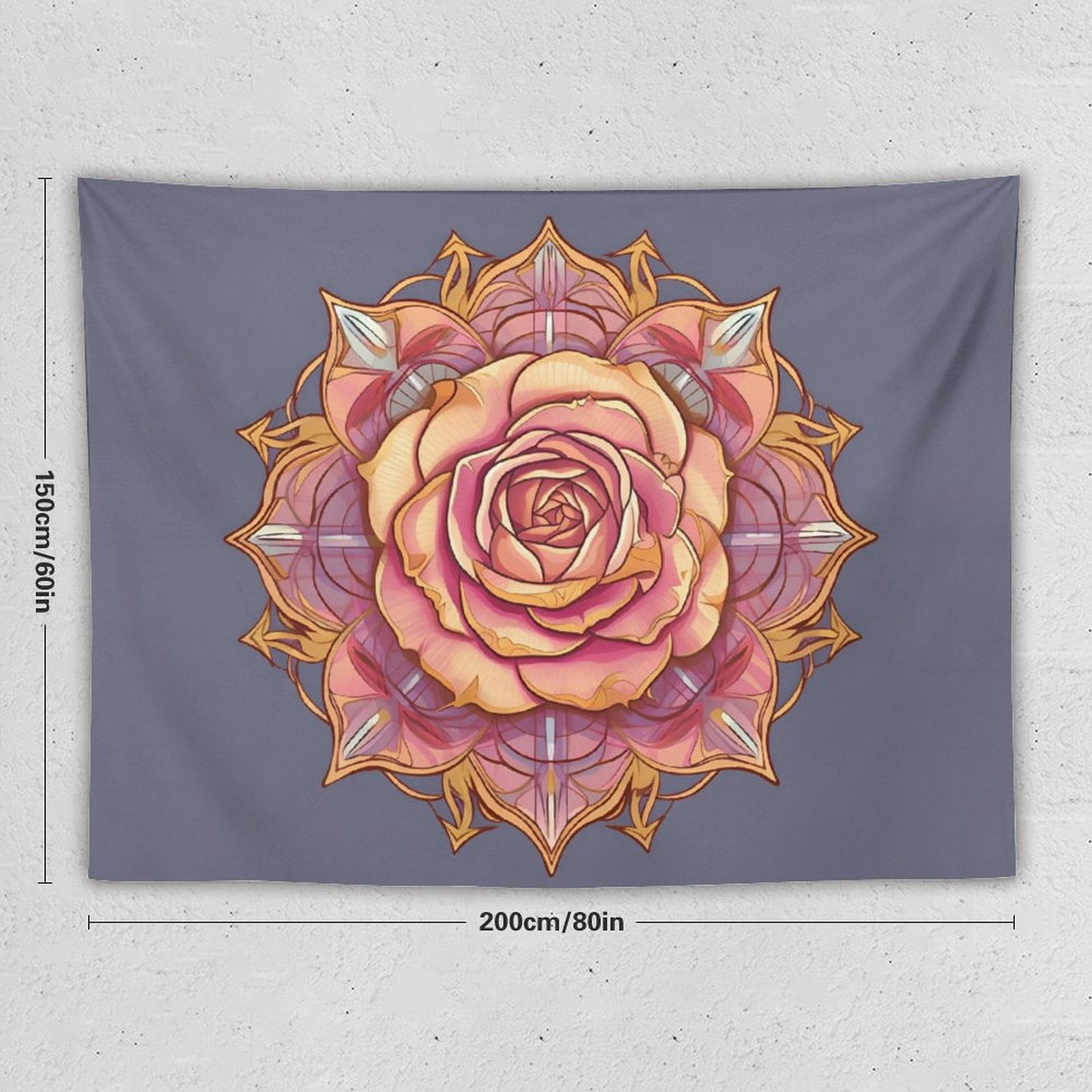 Rose Wall Tapestry