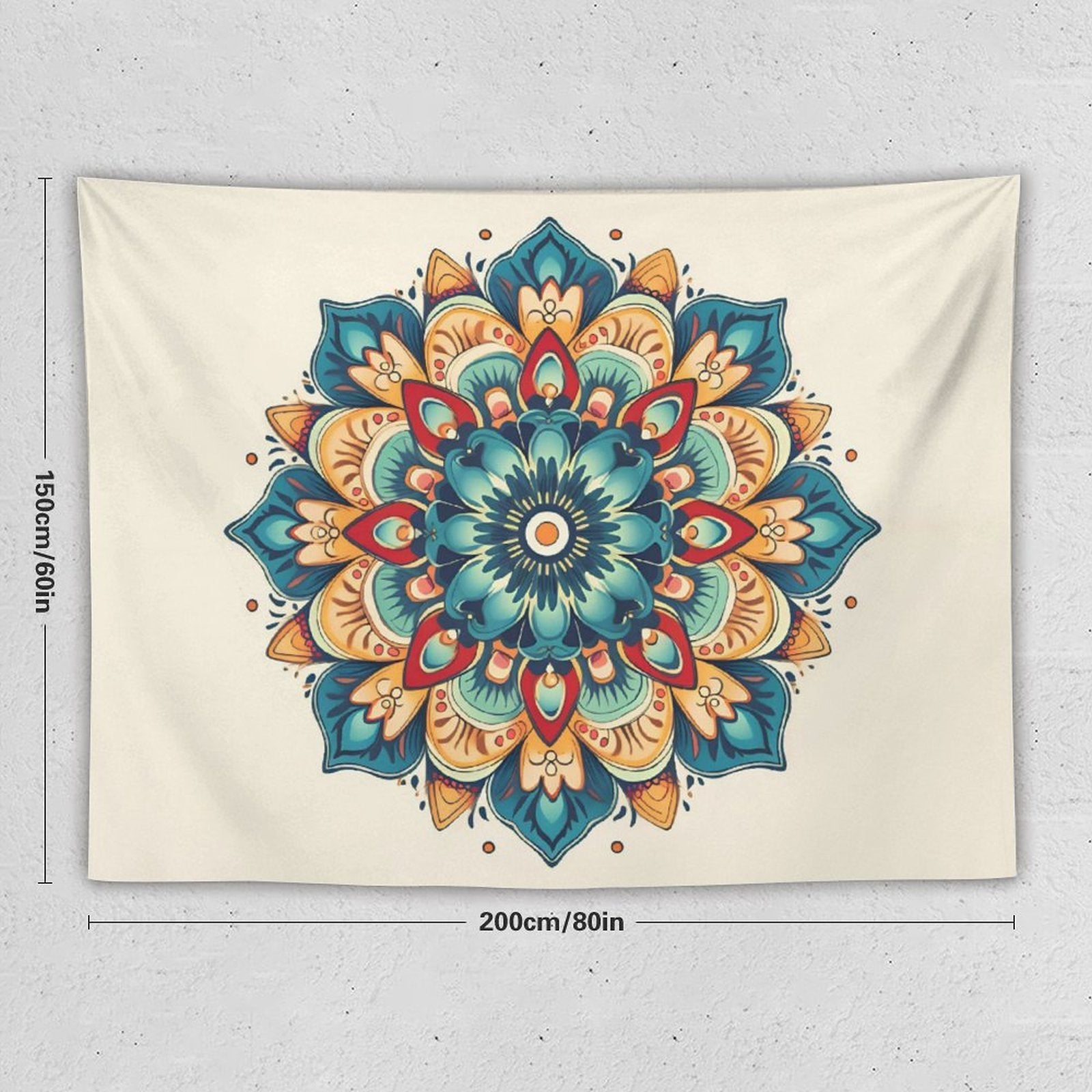 Tapiz de pared de flores