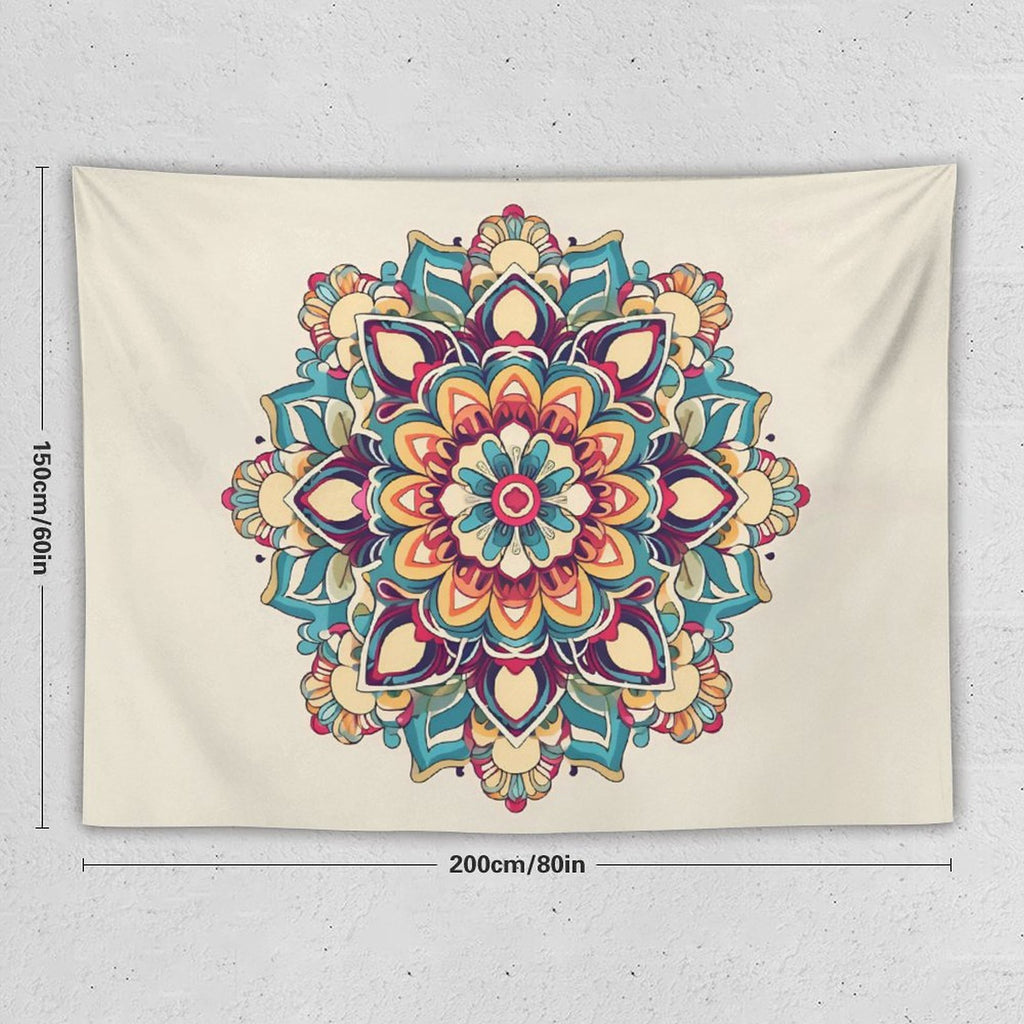 Tapiz de pared de flores