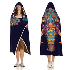 Elephant Hooded Blanket