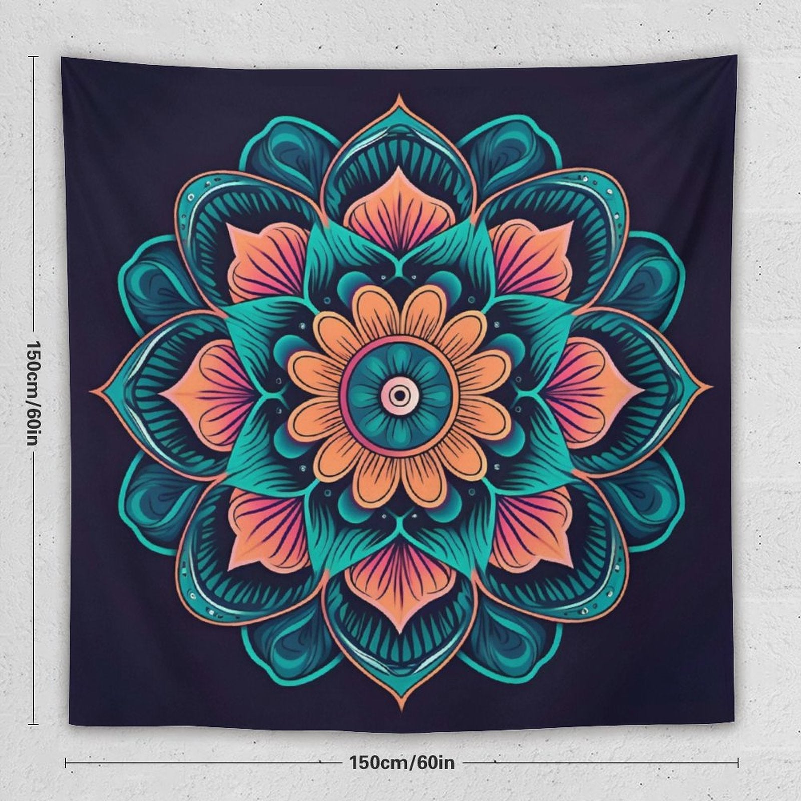 Tapiz de pared de flores