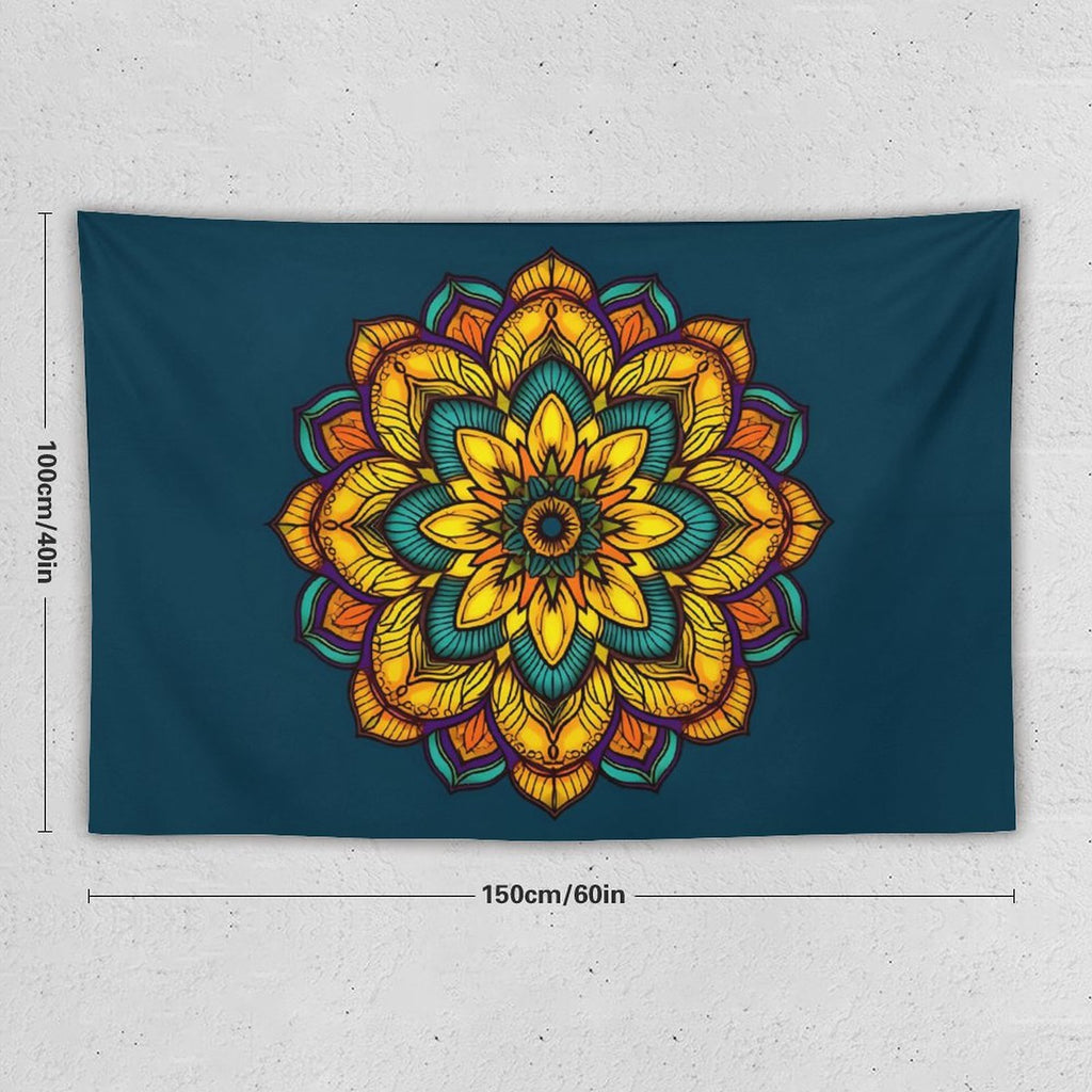 Tapiz de pared de girasoles