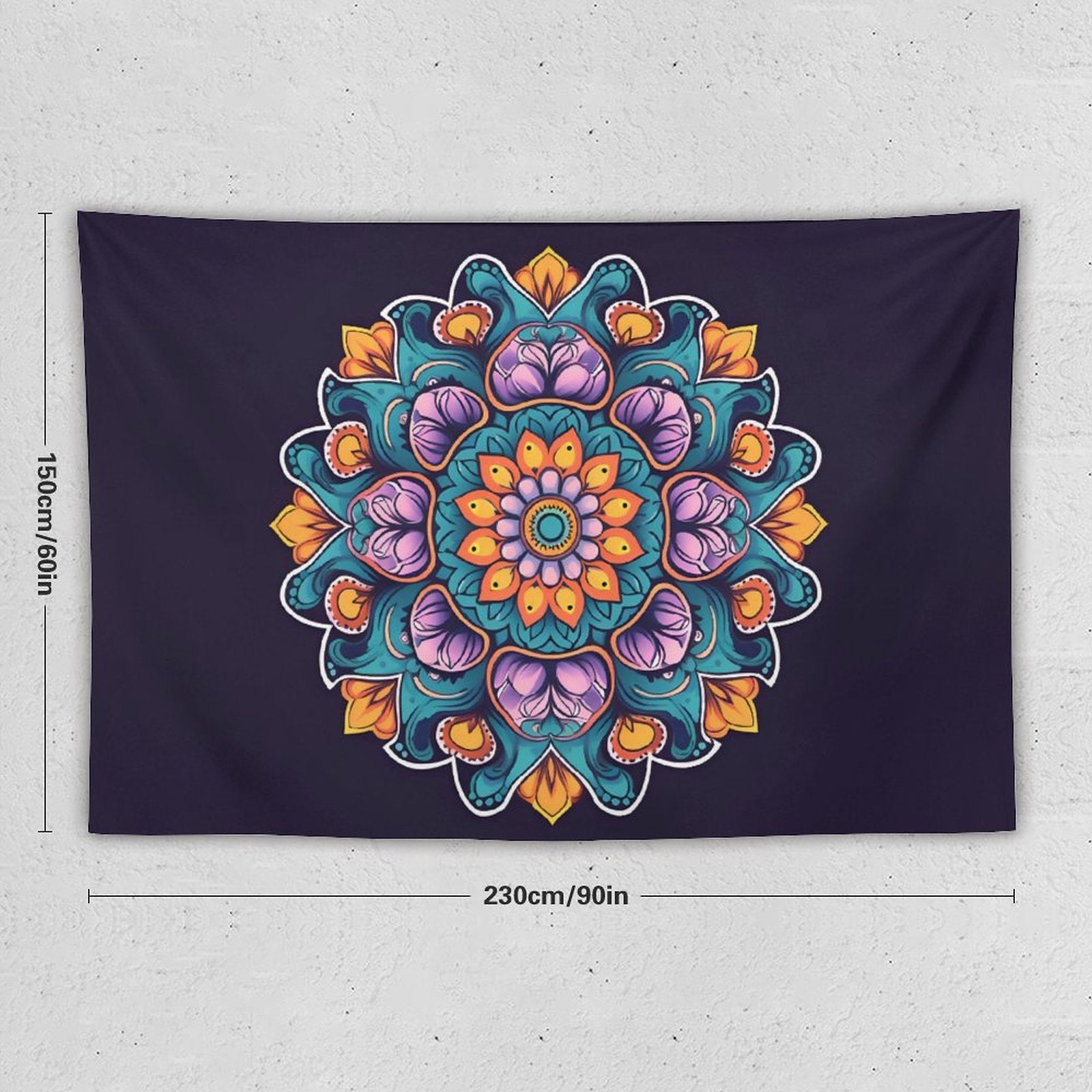 Tapiz de pared de flores