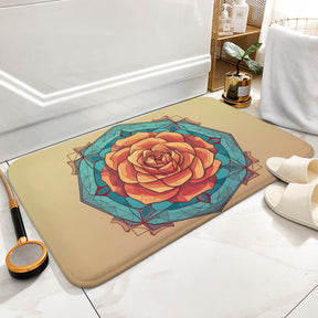 Rose Coral Velvet Rug