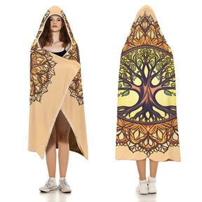 Tree Hooded Blanket