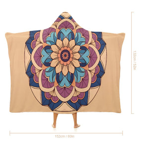 Lotus Hooded Blanket