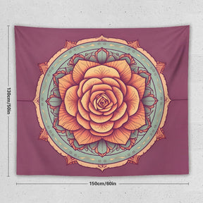 Rose Wall Tapestry