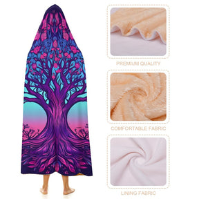 Tree Hooded Blanket