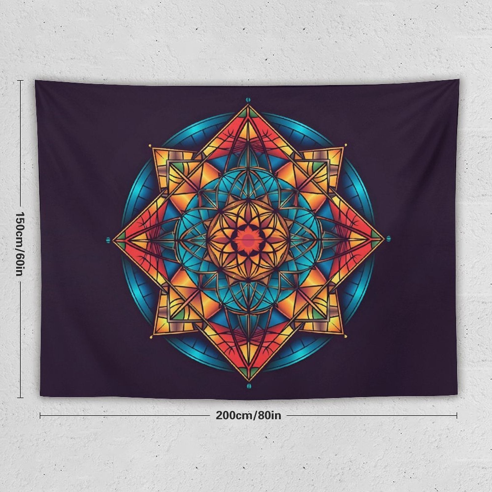 Geometric Wall Tapestry