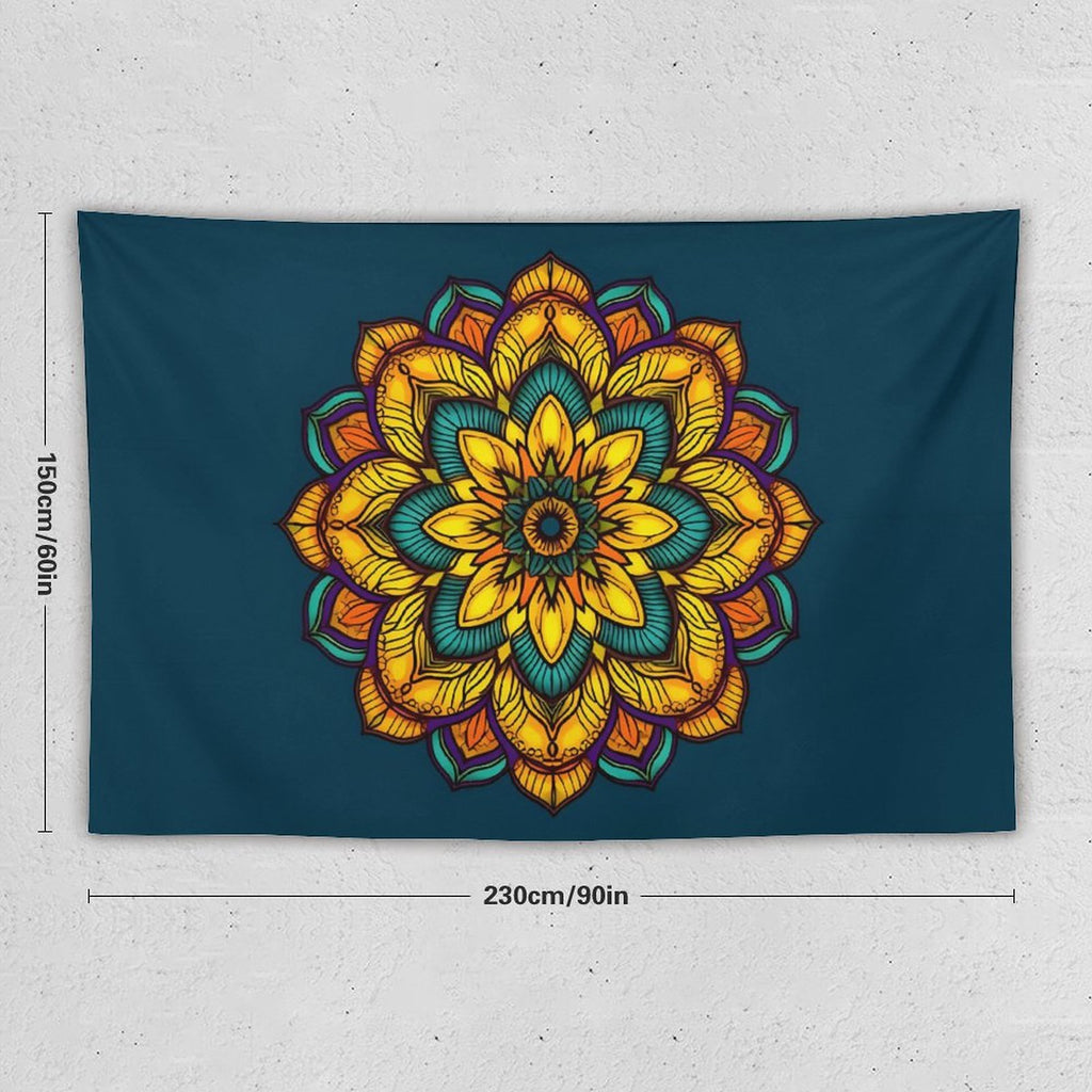 Tapiz de pared de girasoles